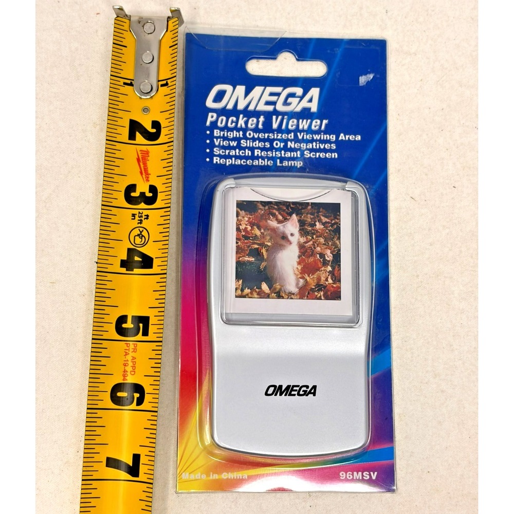 Omega 96MSV Pocket Viewer Slide & 35mm Negative Viewer Lighted NEW Sealed